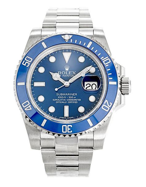 blue rolex submariner replica|genuine rolex submariner.